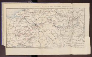 Uebersichtskarte der Marsch-Bewegungen des IIten Hanseat. Infanterie Regiments Nr. 76 in Frankreich 1870/71