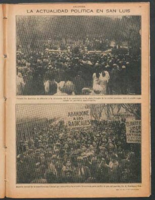La actualidad política en San Luis