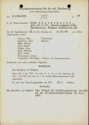 Westermayer, Otto