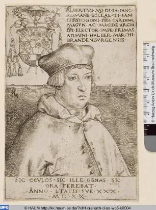 Kardinal Albrecht von Mainz