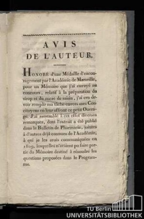 Avis de l'auteur