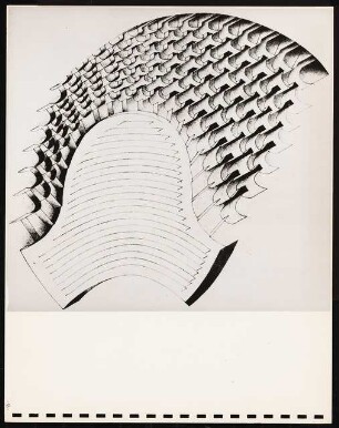 Sammelmappe: Theater am Lehniner Platz, Berlin: Perspektivische Innenansicht (Aus: L’architecture d’aujourd’hui, Heft 7/1933)