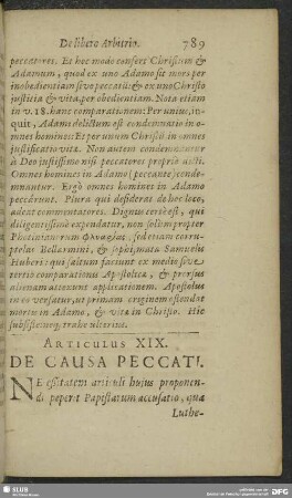 Articulus XIX. De Causa Peccati