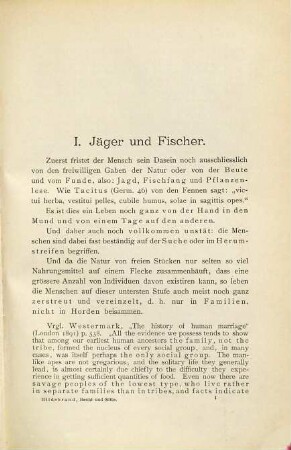Recht und Sitte auf den verschiedenen wirtschaftlichen Kulturstufen, 1