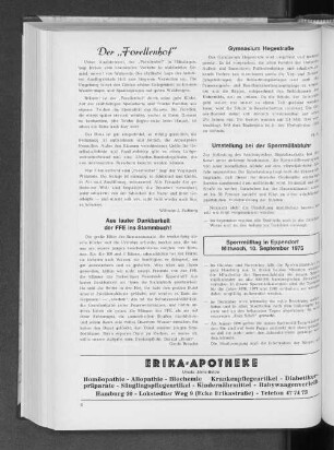 Aus lauter Dankbarkeit der FFE ins Stammbuch!