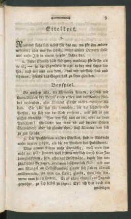 Eitelkeit