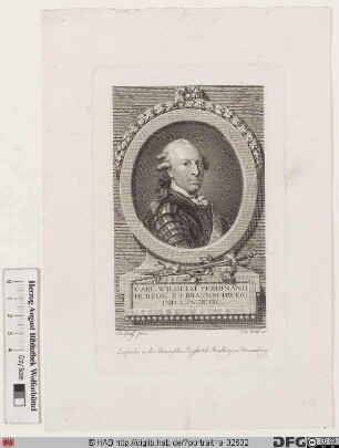 Bildnis Carl Wilhelm Ferdinand, Herzog von Braunschweig-Lüneburg (reg. 1780-1806)