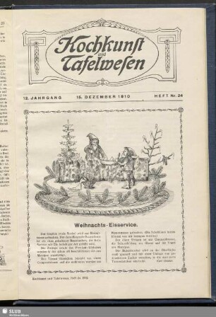 Heft Nr. 24, 15. Dezember 1910