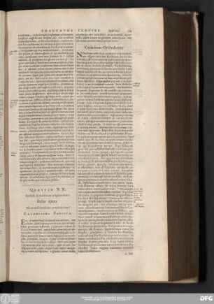 Quaestio XX. An Missa sit sacrificium propitiatorium?