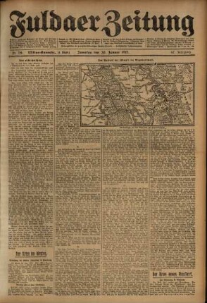 Zweite Ausgabe vom Samstag, den 30. Januar 1915.