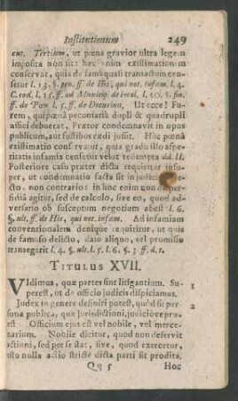 Titulus XVII.