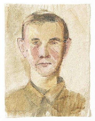 Portrait eines jungen Soldaten