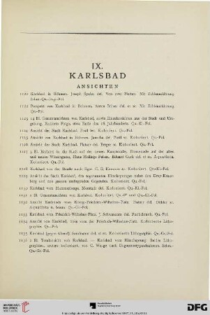 IX. Karlsbad (Nr. 1121-1212)