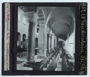 Gandersheim, Stiftskirche : Innenansicht, N-Seitensch. n. W