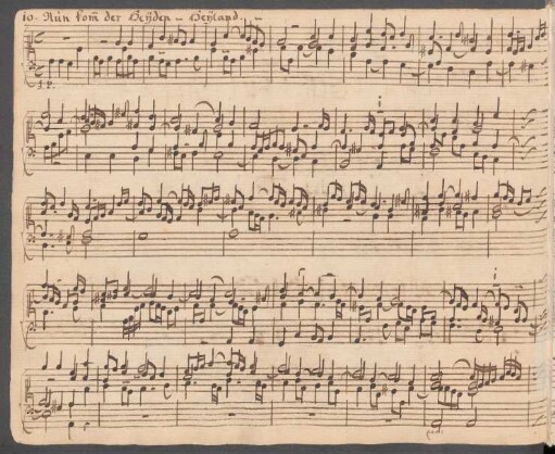 Nun komm der Heiden Heiland; org; a-Moll; P 386; EmansB 1997 no. 139
