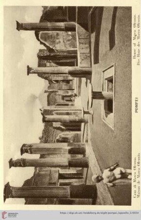 Pompei – Casa di Marco Olconio. – Maison de Marco Olconio. – House of Marco Olconio. – Das Haus des Marco Olconio.