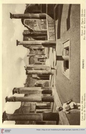 Pompei – Casa di Marco Olconio. – Maison de Marco Olconio. – House of Marco Olconio. – Das Haus des Marco Olconio.