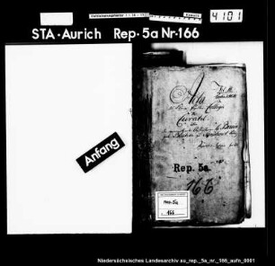 Kuratel über die Witwe Le Bruin , geb. Bluhm
