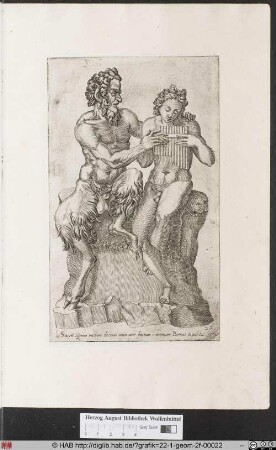 Pan und Daphnis.
