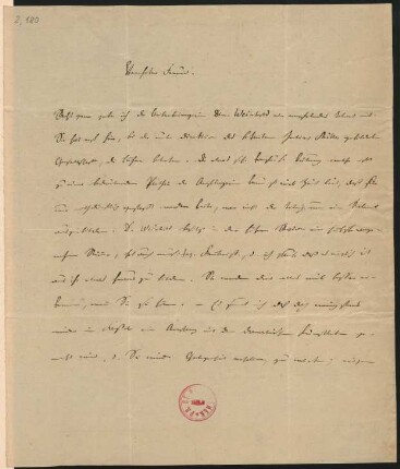 Brief an Louis Spohr : 16.03.1833