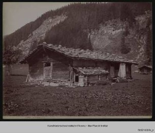 Panorama mit Sennhütte, Rosenlauital
