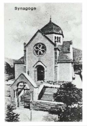 Weinheim, HD; Synagoge, Außenansicht