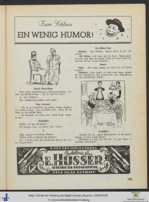 Zum Schluss ein wenig Humor!