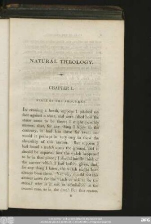 Natural Theology.