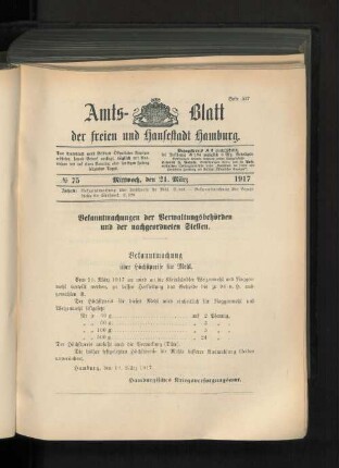 No. 75, 21. März 1917