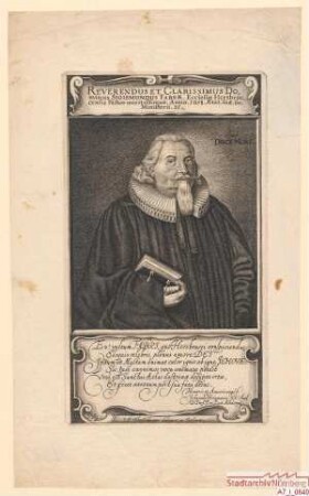 Sigmund Faber, Pfarrer in Hersbruck