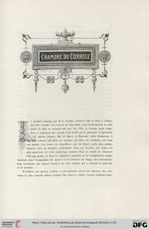 Chambre du Corrège