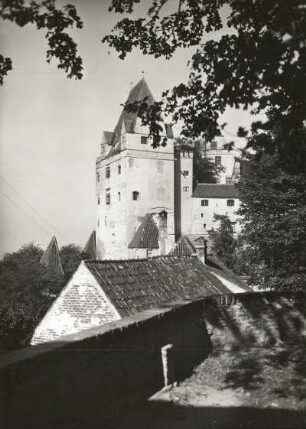 Landshut, Burg Trausnitz : Landshut. Burg Trausnitz. "Hohe Turm" ("Wittelsbacherturm")