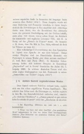 § 4. Andere Santob zugeschriebene Werke.