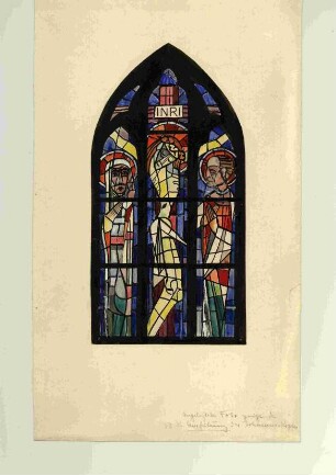 Entwurf für ein Glasfenster in der Evangelischen Kirche in Ebernburg
