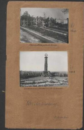 Deutsche Heldengräber bei Vouzieres