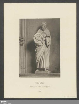 Dom zu Meißen. Johannesstatue in der Johanneskapelle