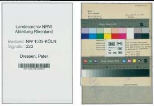 Entnazifizierung Peter Dressen , geb. 11.05.1907 (Schlosser)