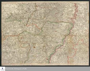 Charte der Laender am Rhein von Strasburg bis Mannheim