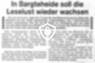 In Bargteheide soll die Leselust wieder wachsen