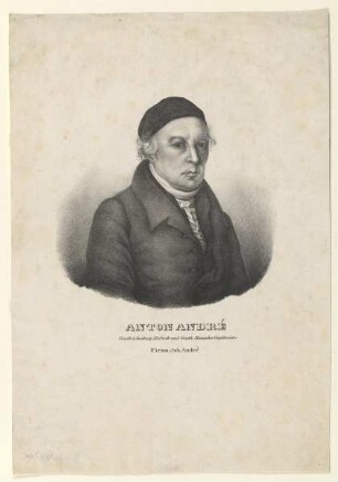Bildnis des Anton André.
