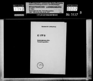 Gemeinderechtsverhältnisse in Ebenweiler, Ennetach, Enzkofen und Fleischwangen