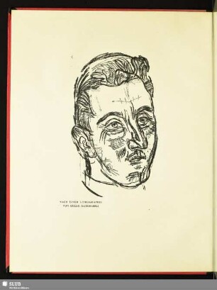 Nach Einer Lithographie Von Oskar Kokoschka