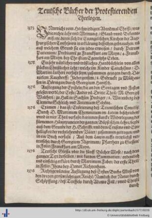 Teutsche Bücher der Protestierenden Theologen.