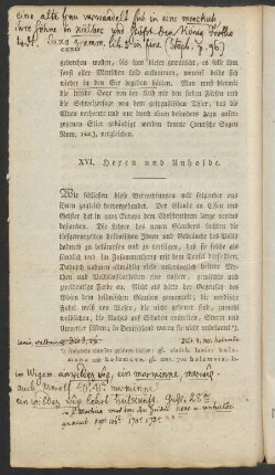 XVI. Hexen und Unholde.