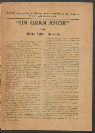 1921017100: Un gran amor