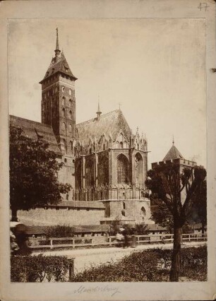 Marienburg: Ansicht der Burg der Deutschen Ordensritter
