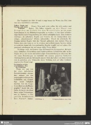 Zurückgehen auf den ursprünglichen Sinn des Lichtbildes