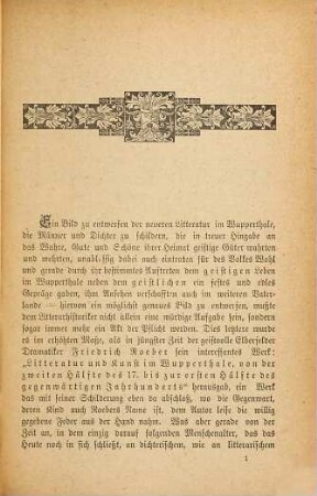 Die neuere Litteratur [Literatur] im Wupperthale in Biographieen und Charakteristiken
