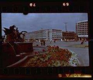 Augustusplatz und Mendebrunnen in Leipzig