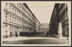 Ansichtskarte "Fürstenstrasse" [1/2]